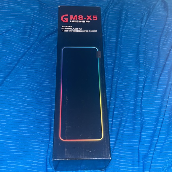 GMS-X5 7 Colors Symphony Glowing Gaming Mouse Pad, 14 Spectral Backlight… - Picture 3 of 11
